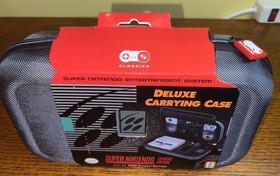 Super Nintendo Deluxe Carrying Case Official for SNES or NES Classic Edition NEW