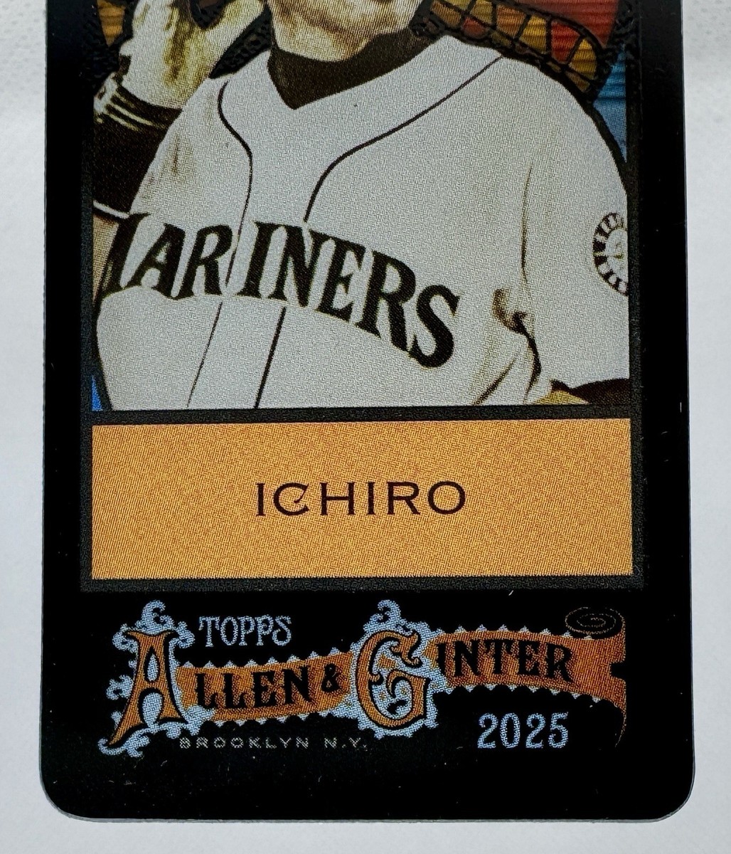 Ichiro Suzuki - 2025 Topps Allen & Ginter Stained Glass Rip Card