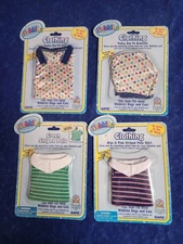 Webkinz Clothing : Lot of 4 pieces - Polos and Pajamas Clothes are NEW