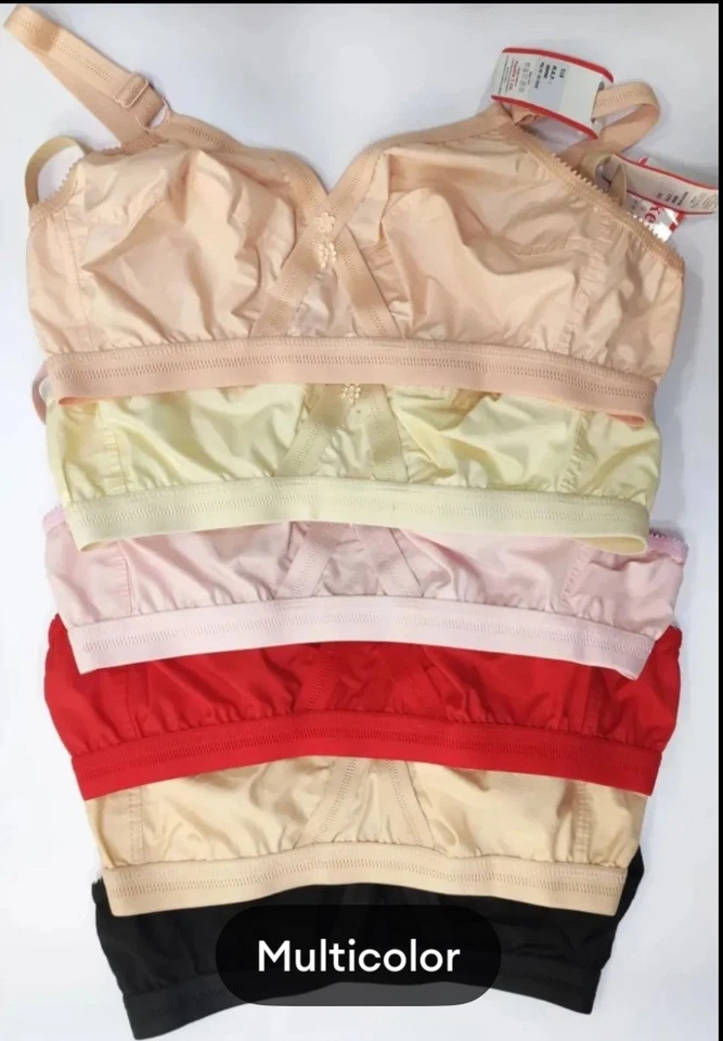 Sujetador Guddi indio 100 % algodón talla copa completa Foto 3 de 4