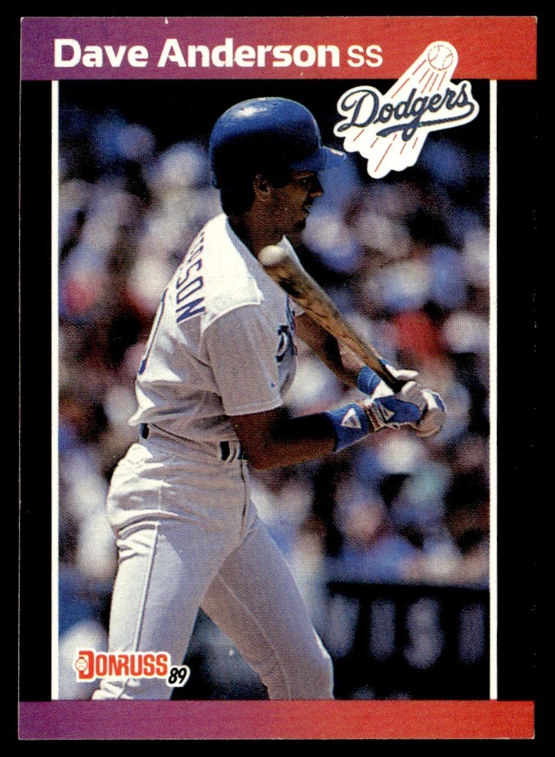 1989 Donruss Dave Anderson Los Angeles Dodgers #434