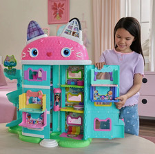 Image of Gabby's Dollhouse: The Movie Deluxe Interactive Meow-mazing Doll House Playset