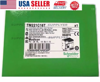 1PC Schneider TM221C16T PLC Module TM221C16T New In Box Free Expedited Shipping