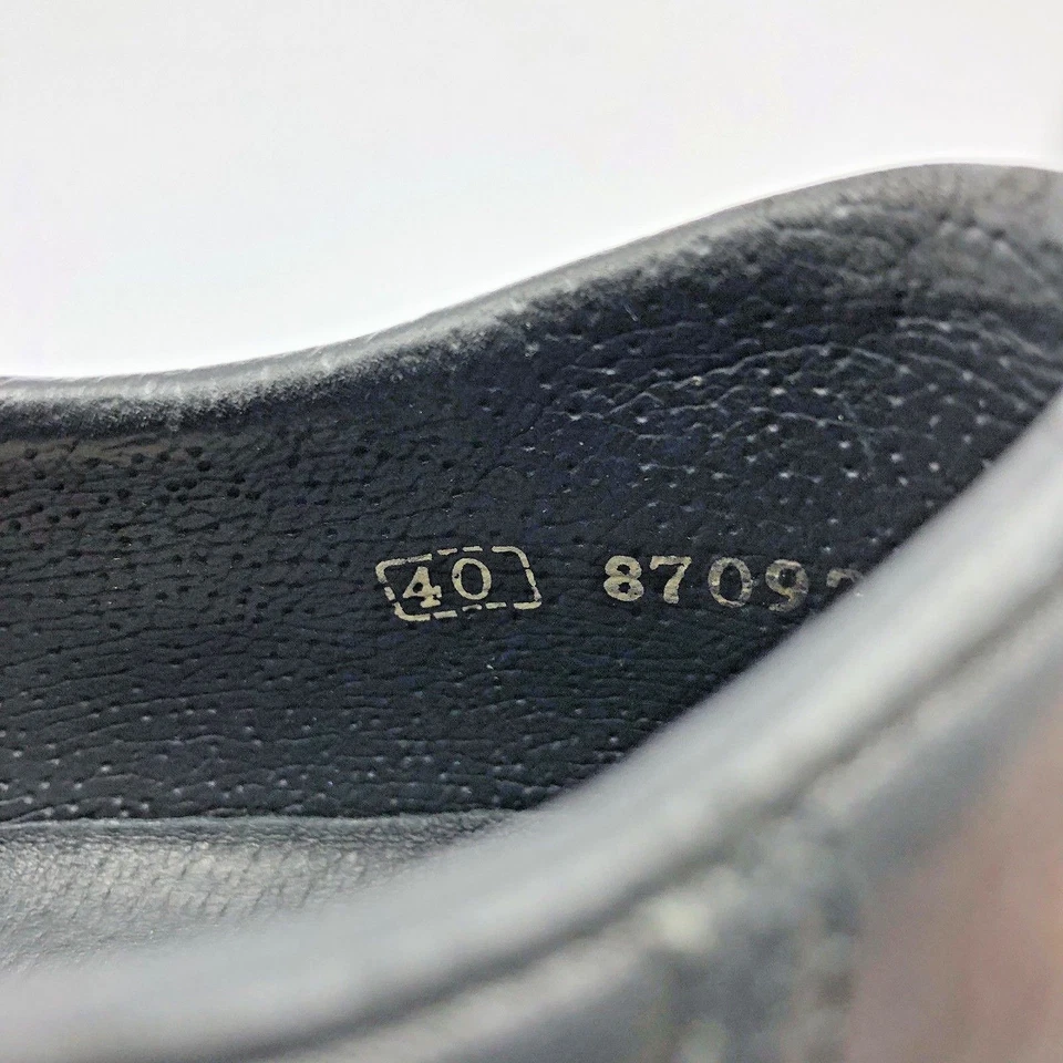 Zapato plano sin cordones Rieker Antistress para mujer de cuero negro talla 9,5 usado Foto 3 de 4