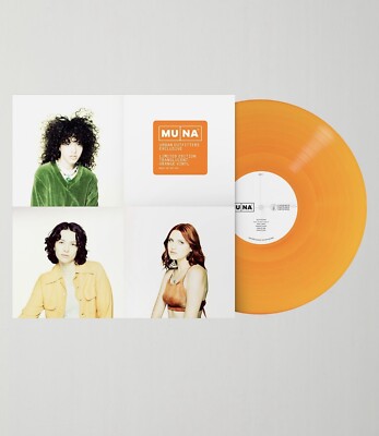 SEALED MUNA Self-Titled LP Urban Outfitters Translucent Orange Vinyl Record UO