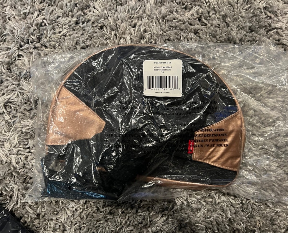 Supreme The North Face Metallic Rose Gold Roo II Lumbar Pack 100