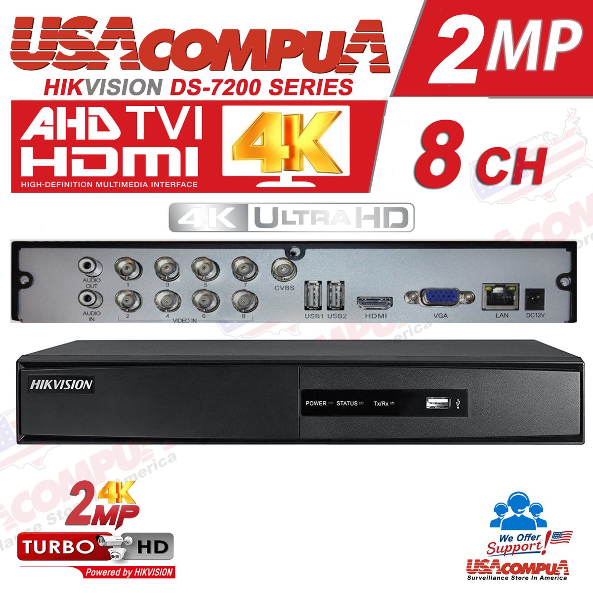 Hik Vision Hikvision Ds 7200 Turbo Hd Dvr Price Ds 7208huhi