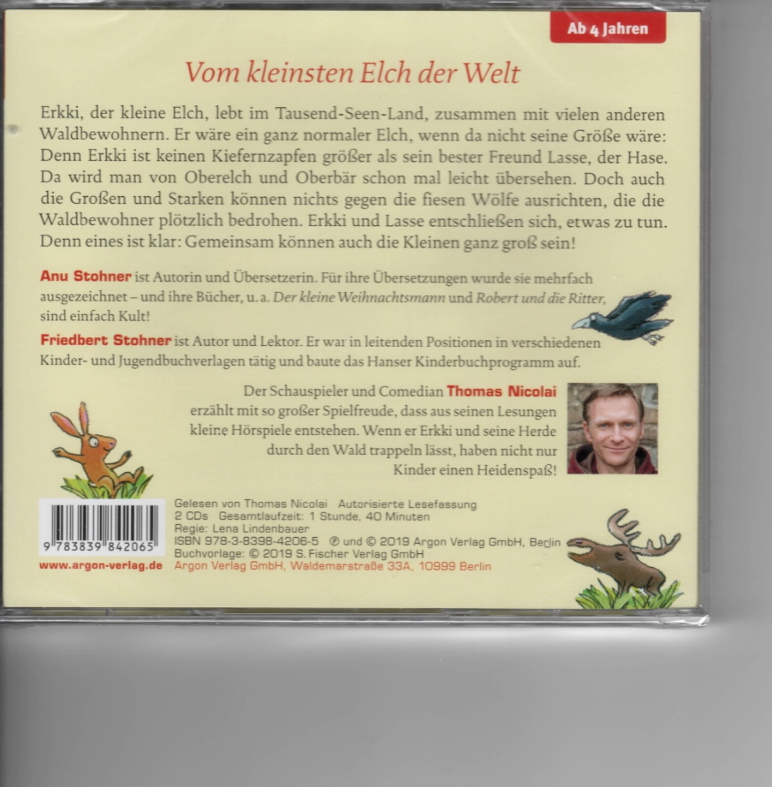 Thumbnail - Erkki, Der Kleine Elch (2cd) Neu & Originalverpackt