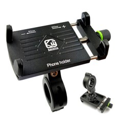 Black Aluminum Motorcycle Phone Holder Mount for Kawasaki Vulcan 1500 1600 2000