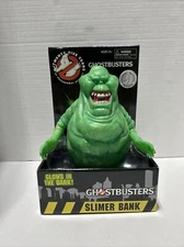 GHOSTBUSTERS SLIMER GLOW IN THE DARK COIN BANK ~ DIAMOND SELECT 2015 J1