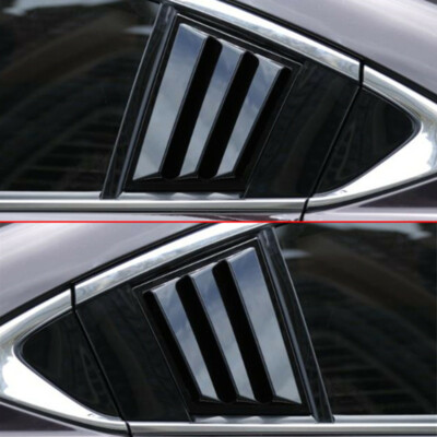 For Mazda 6 Atenza 2014-2024 Glossy Black 2PC Rear Window Louver