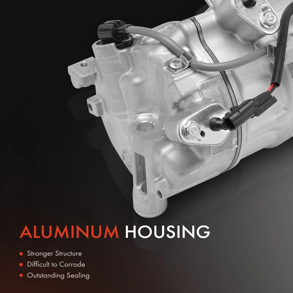 Compresor de aire acondicionado con polea de 7 ranuras para Infiniti Q50 2014-2021 Q60 2017-2020 Foto 3 de 4