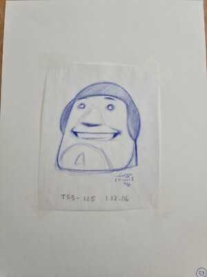 Seltene Disney TOY STORY 3 Original Animation Art Figurenzeichnung #59