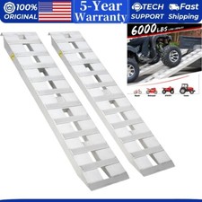 84"x15" Aluminum Loading Ramps for ATV Motorcycle Quad Lawn 6000lbs Capacity