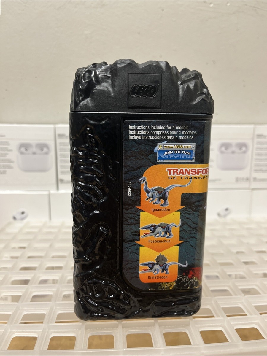 2001 VINTAGE LEGO DINOSAURS MOSASAURUS #6721 TRANSFORMS RETIRED
