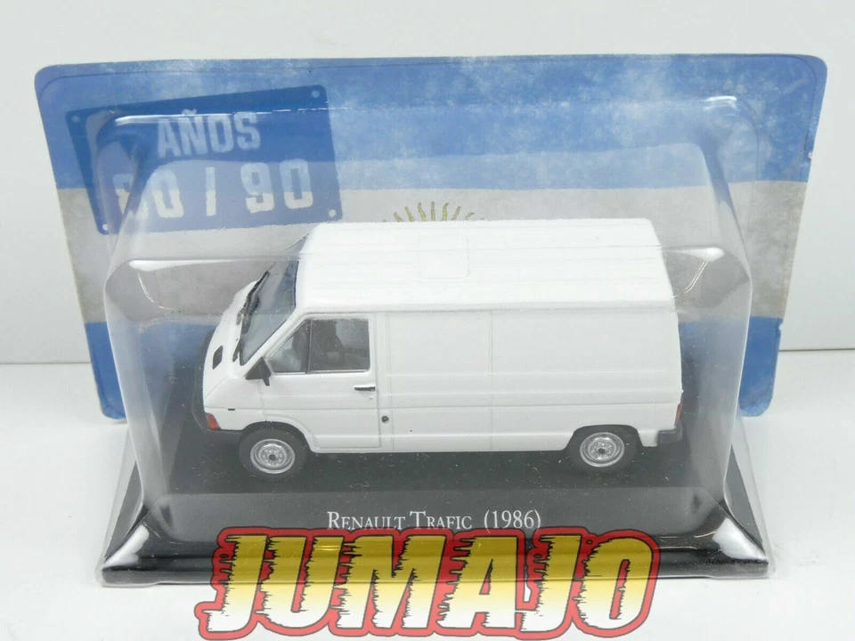 AQV19 Voiture 1/43 SALVAT Inolvidables 80/90 : RENAULT Trafic 1986 tôlé blanc L1 - Photo 3/4