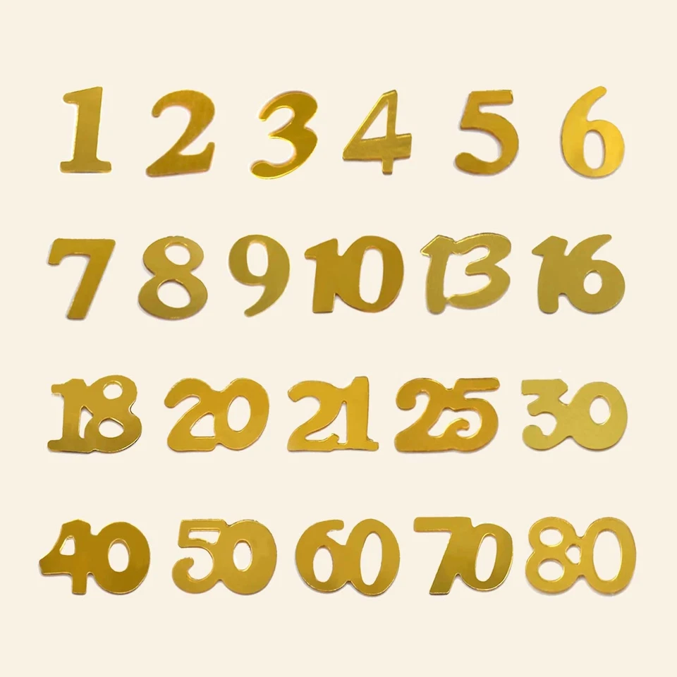 Confettis Anniversaire 20Table DécorationConfettis de Fête Mariage Anniversai... - Photo 2/4