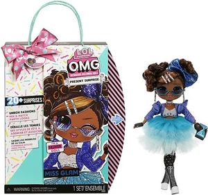 LOL Surprise OMG Present Surprise Fashion Doll Miss Glam with 20 Surprises