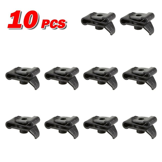 10pcs Nylon Bumper Fender Trim Panel Cover Nut Clip for Toyota Rav4