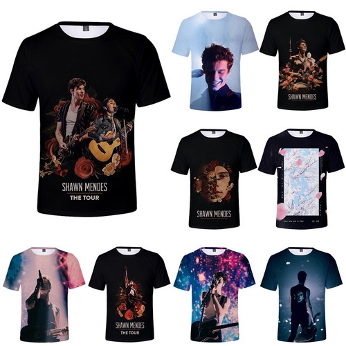 Buy New Shawn Mendes 3D Printed T-Shirt 