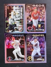 2024 Topps Series 1 RAINBOW FOIL Parallels You Pick the Card