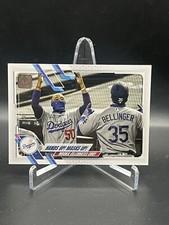 2021 Topps #303 Hands Up! Masks Up! Mookie Betts Cody Bellinger LA Dodgers MLB
