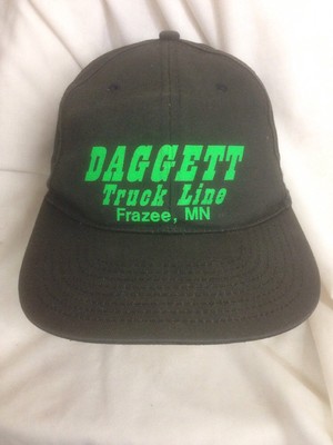 trucker hat baseball cap Daggett Truck Line Frazee MN retro vintage cool rare