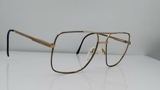 Vintage Welling Paolo Gold Gray Pilot Italy Sunglasses FRAMES ONLY
