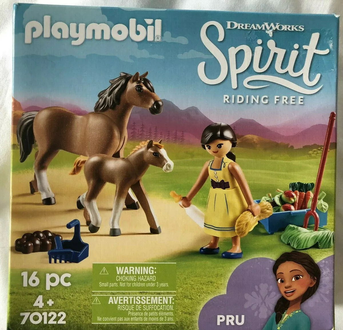 Playmobil Dreamworks Spirit Riding Free PRU Set age 4+ new #70122