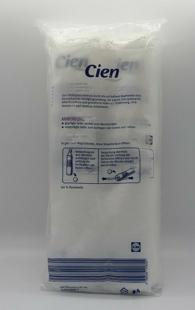 Cien Weiche Abschminkpads – 5 Packungen Mit Je 140 Pads (700 Stück), Aus Baumwolle & Polyester