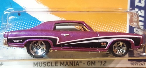 Hot Wheels '70 Montecarlo Viola Scala 1:64 GM 2012 Nuovo - Foto 4 di 7