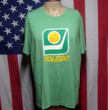 TOLEDO GOALDIGGERS retro lrg T shirt IHL hockey Ohio throwback tee 1970s & 1980s