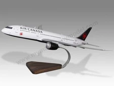 Boeing 787-9 Air Canada New Livery Desk Wood Airplane New Model Large 1/144