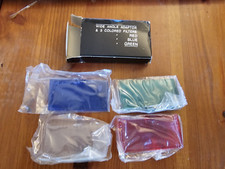 Wide Angle Adapter  3 Colored Filters Red, Blue, Green