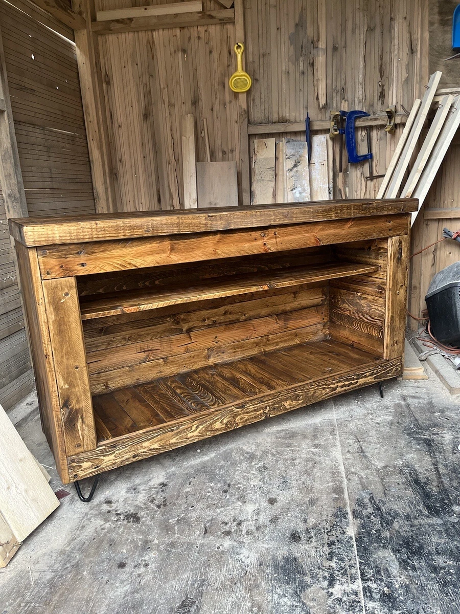 Log Store Log Holder TV unit Solid Wood Tall Indoor Firewood Storage