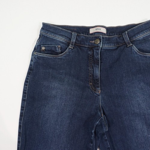 BRAX CAROLA Damen Jeans Hose Gr. 38K blau five Pocket Pants mid raise Baumwolle - Bild 2 von 14