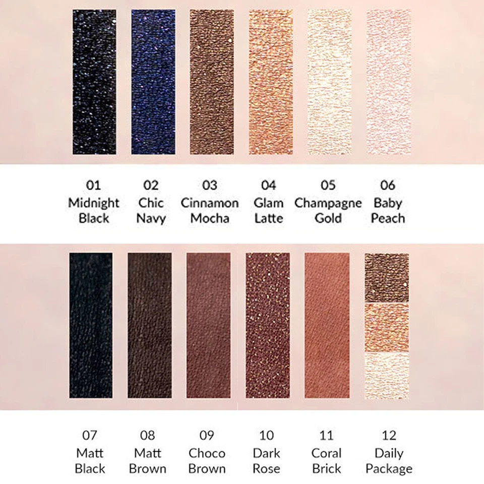 SisterAnn Waterproof Eye Pencil Sharpener Shadow Liner 07 Matt Black Duo 1ea - Image 3 of 4