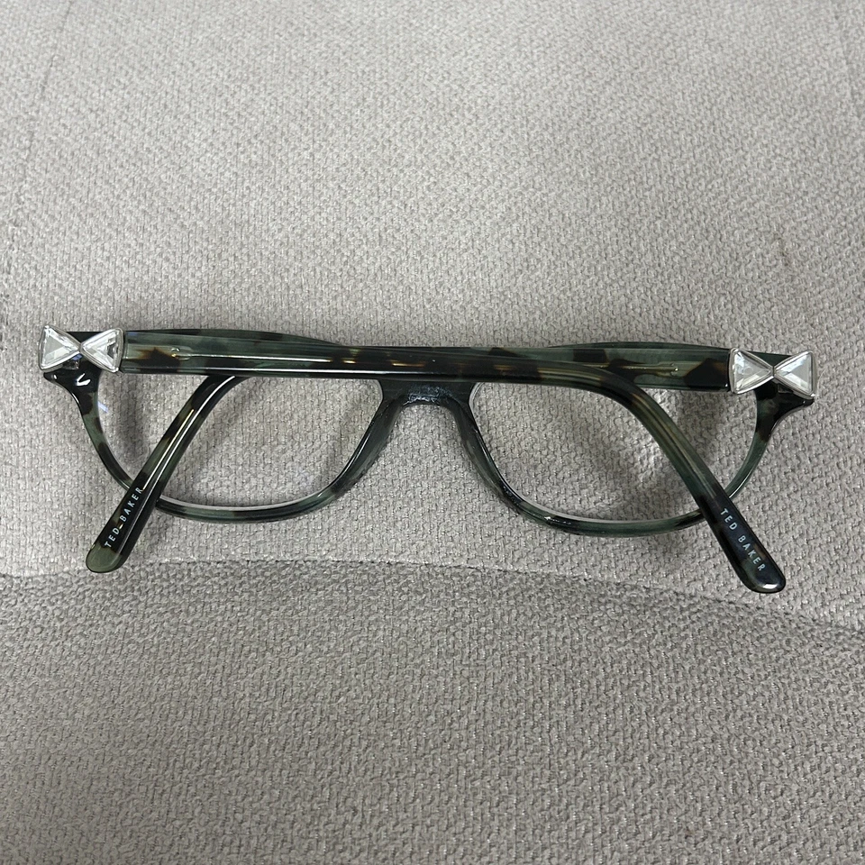 Marco de gafas Ted Baker B711 GRN 52-15-140 verde tortuga borde completo Foto 2 de 4