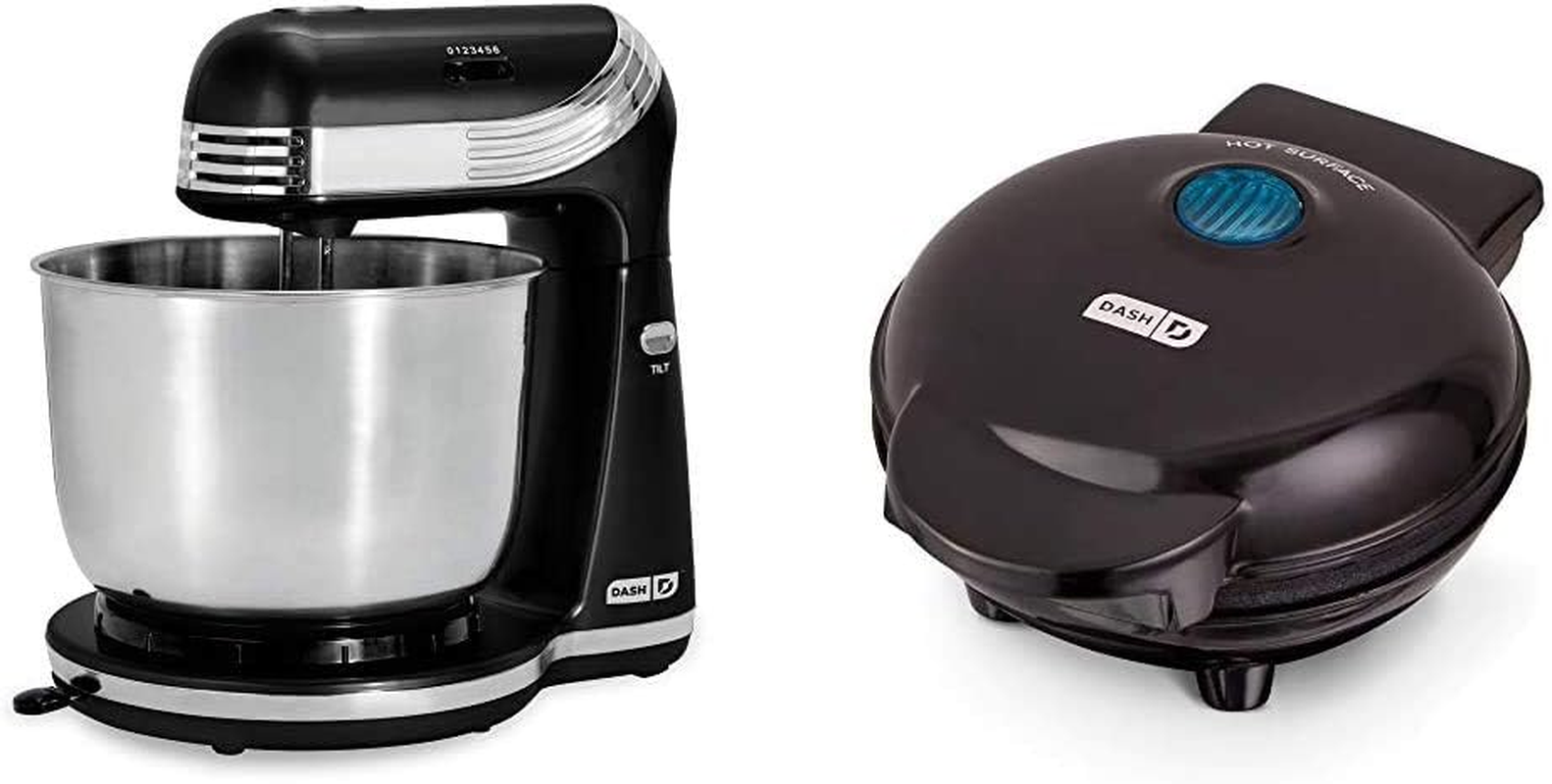 6-Speed Electric Stand Mixer with 3 Qt Stainless Bowl for Everyday Baking-image