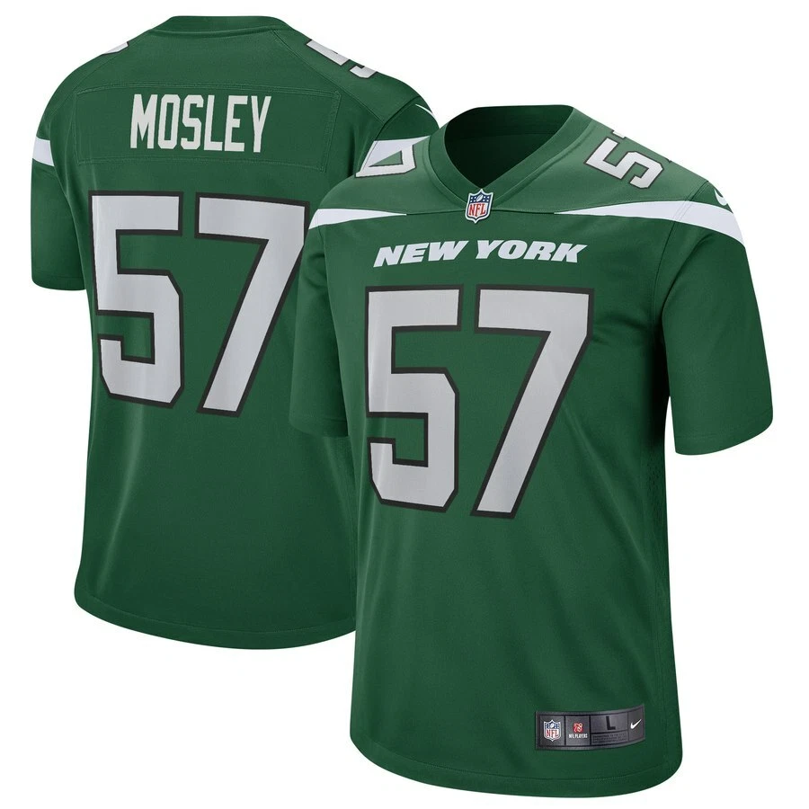 Nike New York Jets No57 C.J. Mosley Green Team Color Men's Stitched NFL Vapor Untouchable Elite Jersey