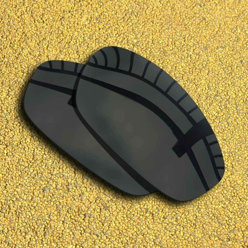2 Pairs Lenses Replacement for-OAKLEY Blender Polarized - Solid Black&24K Golden - Picture 2 of 7