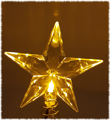 Sternspitze LED GELB-ORANGE leuchtend Ergänzung Stecksystem Trango 2009-240GO