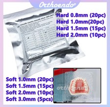 Hard/Soft Vacuum Thermoforming Sheets Dental Plastic Splint Orthodontic Retainer