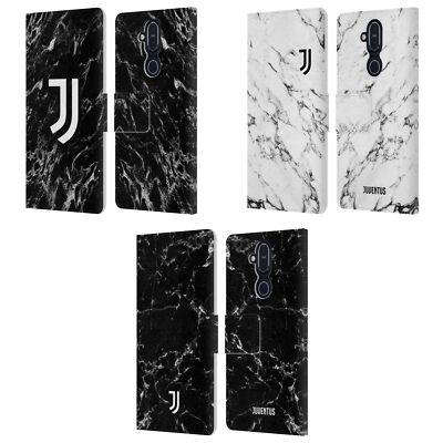 OFFICIAL JUVENTUS FOOTBALL CLUB MARBLE LEATHER BOOK WALLET CASE FOR NOKIA PHONES