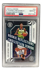 2020-21 Illusions Rookie Reflections Karl-Anthony Towns Jaden McDaniels PSA 10