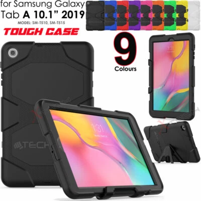 TECHGEAR for Samsung Tab A 10.1" 2019 T510 Tough HEAVY DUTY Rugged Shock Survival Case