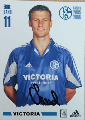   Ebbe Sand FC Schalke 04 2005/2006 Autogrammkarte   