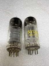 Pair Of Sylvania 12BH7A  Vacuum Preamp Tubes