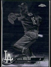 Kenta Maeda 2018 Topps Chrome #181 Negative Refractor Los Angeles Dodgers