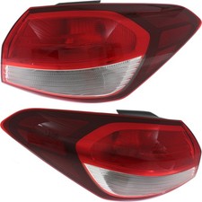 Pair Set Of 2 Tail Lights Driver Passenger Side Outer Exterior Outside